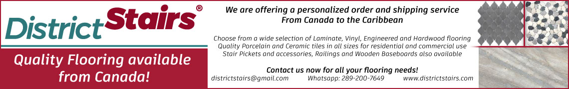 District Stairs mega leader board ad